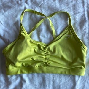 REPOST-Gym Shark Yellow Bra